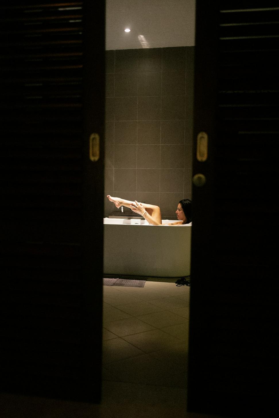 Spa treatment room